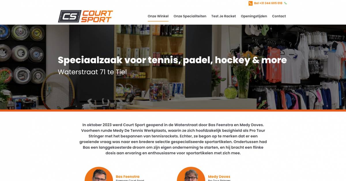 DenK WordPress - Portfolio Courtsport