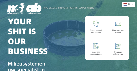 Nieuwe website Milieusystemen